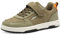 s.Oliver Mädchen Sneaker flach mit Klettverschluss Bequem, Grün (Khaki), 39 EU