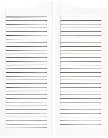 ben+camilla.com Saloontüren Set (L/R-Paar) | 100 x 80 cm Weiß - Premium Lackiert | Hochwertige Massivholz Schwingtüren