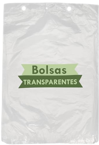 Bolsas de Plástico en Block | Tamaño 30x40 Cm | Duraderas Translúcidas Transparente Resistentes para Fruterias Carnicerias Pescaderias Mercadillo Congelación Conservar Hogar