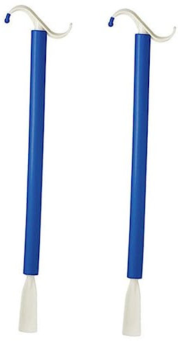 Homoyoyo 2pcs Convenient Dressing Poles for Elderly Disabled Dressing Stick Practical Sock Shoe Aid for Seniors Pregnant Women Durable Material Easy to Use Travel Friendly