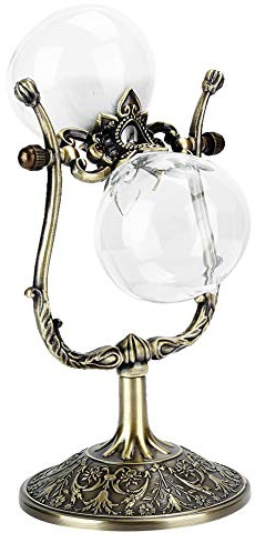 Brrnoo Vintage Sanduhr-Timer, Handgefertigtes Kunsthandwerk, 15-Minuten Stundengläser, Dekoration fürs Zuhause und Büro, Arbeitszimmerelement, Retro Sandytimer, Vintageuhr