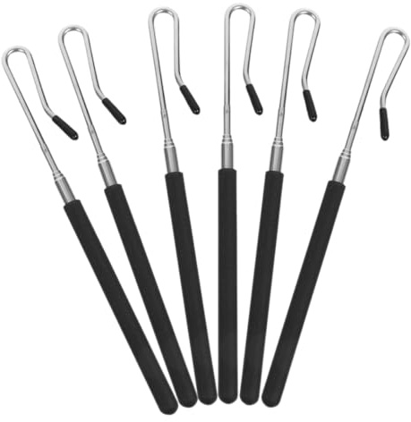 LOPUNER 6pcs Puppet Control Rods Hand Puppet Joystick Accessories for Movement Stage Performances Educational Demonstrations Entertainment Ergonomic Arm Control Stick Set