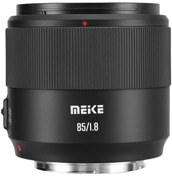 Meike Teleobiettivo 85 mm F1.8 SE Mark II STM AF full frame autofocus medio ad alta risoluzione 8K obiettivo ritratto compatibile con fotocamere DSLR Canon EOS EF Mount 5D 6D 5D Mark