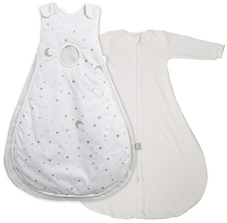 roba safe asleep från Roba sovsäck Air PLUS babysovsäck och sparkdräkt Stjärnmagi, storlek 8692 cm, 100% bomull, mjuk fyllning 100% PES, meshinsats, AIR-balanssystem