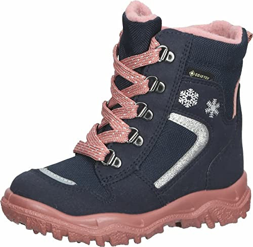 Superfit Mädchen HUSKY1 Boot, Schneestiefel, BLAU/ROSA 8010, 26
