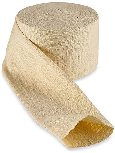 Bandage tubulaire élastique taille D, boîte de 10 m, couleur naturelle (7,5 cm x 10 mètres) grande bande tubulaire de compression