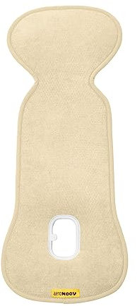 Aeromoov - Baby Sitzauflage Air Layer - Einlage Für Autositz oder Kinderwagen - Gruppe 0 - Antischwitz Sommerbezug - Bio-Baumwolle - Vanilla