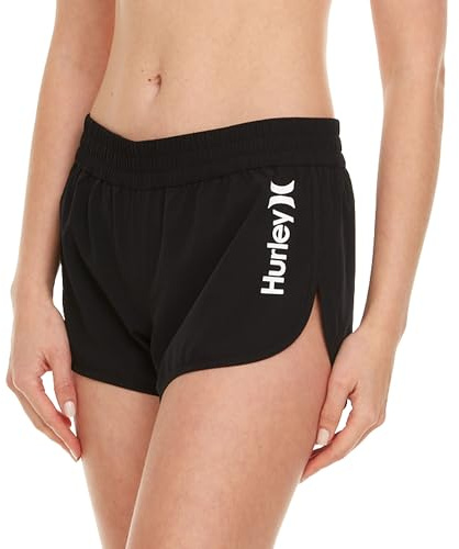 Hurley Women's 3 Swim Board Shorts, Beach Shorts Bathing Suit Bottoms