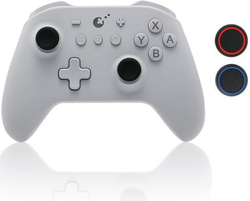 GuliKit KK3 Wireless Controller for Switch/Switch OLED/Steam Deck/Android/iOS, TMR Joysticks & Hall Effect Analog Triggers, 23 Play Hours, 6 Axis Gyro