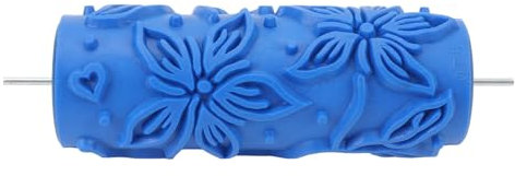 Gemusterter Farbroller, 5 Zoll, Wiederverwendbarer Strukturroller, DIY Dekorative Kunstmuster Farbroller, Gummiwalze für Wände, Möbel und Böden, Dekoration, Wand, Bürostühle