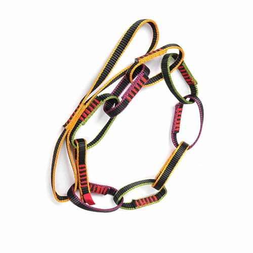 ZJchao Corda da Arrampicata Daisy Chain ​​AD Alta Resistenza Leggera Portatile per Alpinismo Arrampicata su Roccia