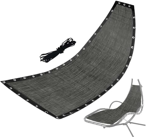 Genérico Tela de Repuesto para Sillones Colgantes y Tumbonas - de Balancín Impermeable y Cortavientos | Accesorio Resistente a Rayos UV para Hamacas de Patio | de Recambio Duradera