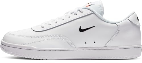 Nike Sneaker Court Vintage, White/Black-Total Orange, CJ1679-101, 40.5 EU (M 7.5 US)