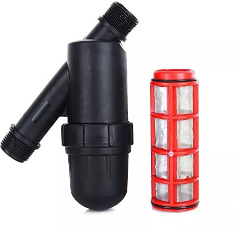 Filtro a rete 1 per tubo 32 mm |capacità di filtraggio 120 Mesh. Sistema di filtrazione per l'agricoltura protegge da gocciolamento da ruggine, sabbia e altre impurità che possono ostruirli.