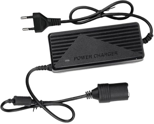 Adattatore di alimentazione da auto, 220 V a 12 V 10 A, alimentatore di rete, convertitore di corrente per aspirapolvere, frigorifero auto, compressore, riempimento pneumatici