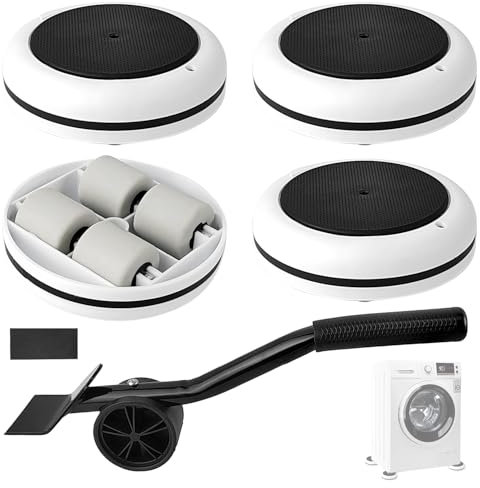 Elevador de Muebles, Alta Capacidad de Carga, Diseño Antideslizante, Ruedas Deslizantes para Carga Pesada, Multifuncional Ruedas para Muebles Pesados, Mover Muebles Pesados, para Sofás, Armarios (1)
