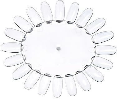 Healeved 10pezzi Ruota Trasparente Per Smalti Unghie Display e Per Nail Art Strumento Per Professionisti e Appassionati Manicure