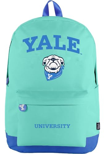 ‎DOHE - Zaino scolastico ergonomico - Grande capacità (18L), 5 tasche, scomparto per laptop/tablet, schienale e spallacci rinforzati - Yale University Dog