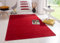Hanse Home Indoor Teppich Fancy – Wohnzimmerteppich einfarbig Modern Velours Teppich für Esszimmer, Wohnzimmer, Kinderzimmer, Flur, Schlafzimmer, Küche – Rot, 160x240cm