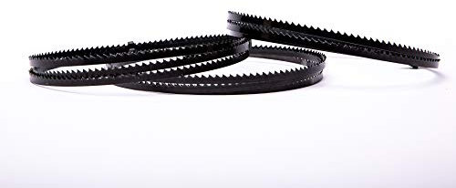 3 SET Encut Hochleistungs Bandsägeblatt 1400 x 6 x 0,65mm, 6 ZpZ Werkzeugstahl Sägeband für Einhell, Atika etc., für Holz, Sperrholz, Alu, Kunststoff