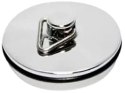 Sink Plug Chrome Bath Plug Replacement Kitchen Sink Plugs Seal Drain Plug Bathroom Sink Plug Cover Bathtub Plug Stopper 44mm Pack of 1.