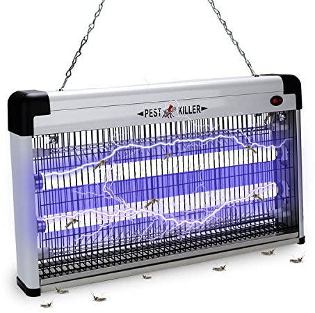 Tubiaz Destructeur d'insectes électrique - 40 W - Lampe anti-moustiques - Efficace pour réduire les insectes volants pour l'intérieur et la chambre à coucher - Pas de produits chimiques toxiques