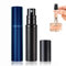 POTWPOT Perfume Atomisers Refillable, 2 Pack Refillable Perfume Atomiser Leakproof Elegant Perfume Atomiser Spray Bottle for Men and Women with 5ml Pocket Size (Black & Blue) (POT2112)