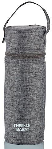 Porte biberon THERMOBABY - isotherme - gris chiné