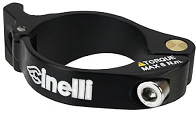 Cinelli Braze-on Adapter Front Derailleur Bracket, Black, 34.9mm