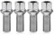 ZoeTekway Paquete de 4 pernos de rueda,pernos de rueda con collar de bola,repuesto de tuercas de rueda,compatible con Audi A4 A6, compatible con VW,compatible con Passat(M14*1.5 * 27mm)