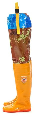 Wathose Leichte PVC Watstiefel wasserdichte Angelstiefel Für Männer Und Frauen Hüftstiefel rutschfest Für Die Arbeit Im Freien, Bauernhof, Garten, Teich(42 EU)