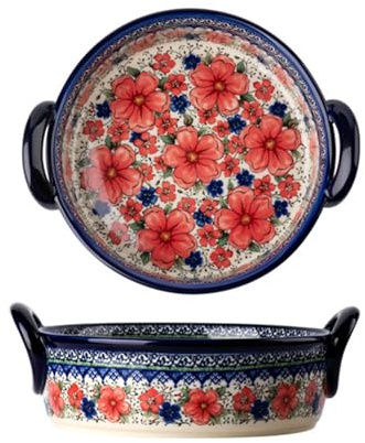 ASIAD Auflaufform Klein Keramik, Rechteckig Lasagneform für 1 Personen, Vintage Keramik Lasagne Pfannen Ofenform,3