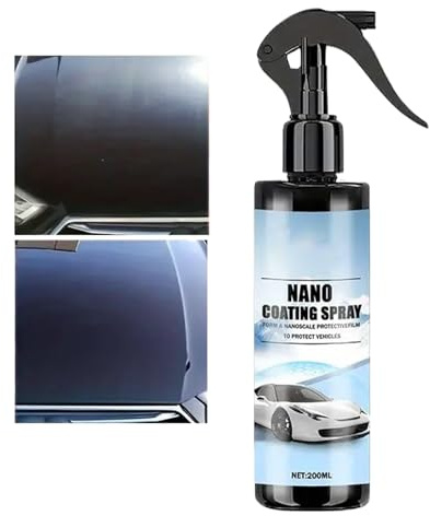 Sellador de coche, 100 ml nano-sellador, spray abrillantador para limpieza sin agua y arañazos para pintura de vehículos, cuidado exterior y motocicleta