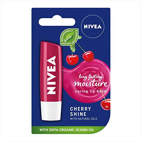 Nivea Cherry Shine Caring Lip Balm, 5ml