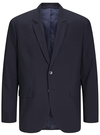 Jack & Jones Jprbushwick Harry Blazer Reg Fit Noos, Bleu Marine foncé/Coupe : Coupe Droite, 46