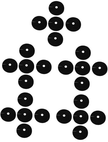 HANABASS 20piezas Tela Control De Malezas Estera Protectora De Árboles Herramienta De Suelo para Jardín Mantillo Agrícola Exterior De Interior para Protección De Árboles