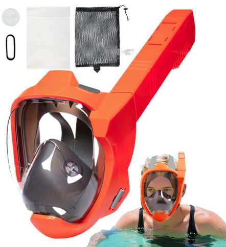 Máscara de snorkel para adultos Visión Panorámica, Antivaho e Impermeable | máscara y snorkel para adultos Para hombres y mujeres. Para actividad de submarinismo, viajes, piscina, natación y buceo