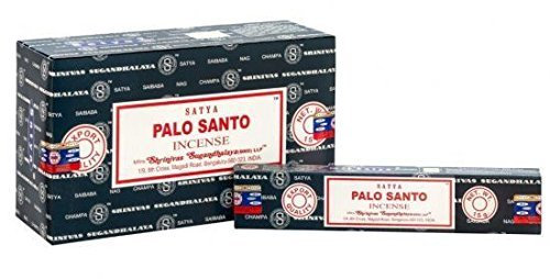 SATYA RÄUCHERSTÄBCHEN PALO Santo 15 STANGEN Ä. 12 Packungen = 180 STANGEN