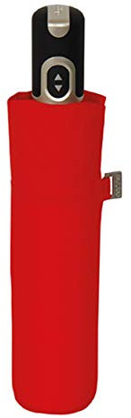 doppler Taschenschirm Carbonsteel Magic Uni – Extrem stabil – Auf-und-Zu-Automatik – Red