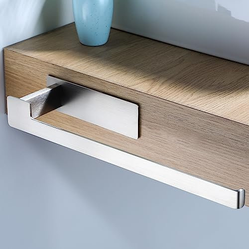 YIGII Porta Asciugamani Bagno 33cm - Autoadesivo Porta Salviette Acciaio Inox Portasciugamano Adesivo