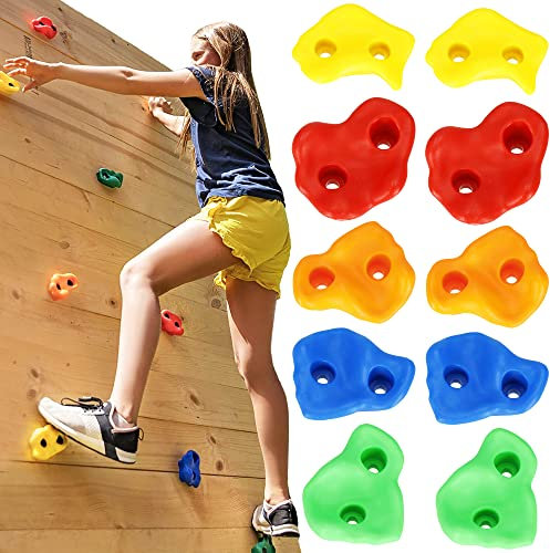 SPRINGOS Klettergriffe 10 STK. Klettergriffset inkl. Bestfestigungsmaterial