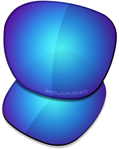 SAUCER Lentes de repuesto premium para gafas de sol Oakley Manorburn OO9479 de alta defensa, azul glaciar polarizado