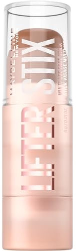 Maybelline New York - Stick Visage Multi-Usages - Look Naturel et Structuré - Unifie et Illumine le Teint, Sculpte le Visage, Corrige les Imperfections - Lifter Stix - Teinte : 70