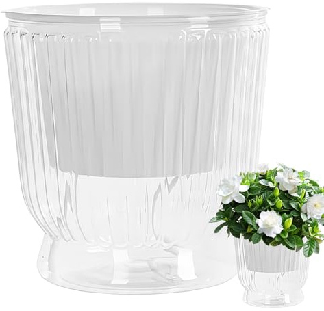 Macetas de agua autosugural - Macetas de agua autónoma para plantas interior, Auto Riego Plantador Interiores y Exterior con Cuerda Algondón, Para Hierbas Autorriego Interiores Oficinas | Maceta