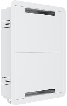 ECHOGEAR 17 in Wall TV Media Box - Recessed TV Outlet Network Enclosure - Works w/Wired & Wireless Samsung Connect Box, Apple TV, Roku, Fire TV Stick - WiFi Friendly Cable Management Fits 16 Studs
