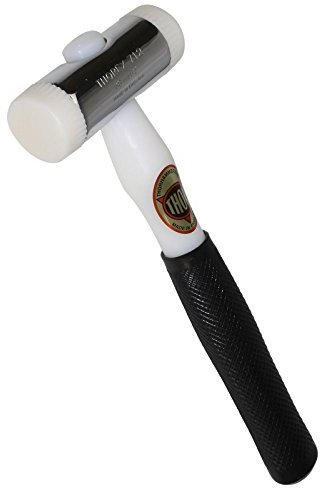 White/White Thor Glazing Hammer Soft/Medium/Hard Nylon Face 38mm UPVC Window Bead Mallet THO712