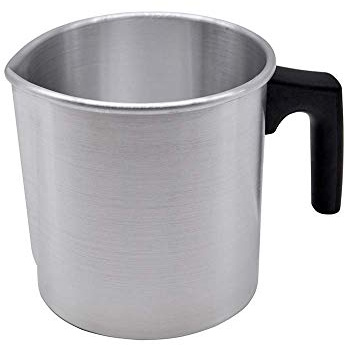 TIEMORE Bougie Faisant Verser Pot Cire Fonte Tasse Verser Pot en Aluminium Construction Bougie Faisant pichet pour la Maison Bricolage Bougie Magasin
