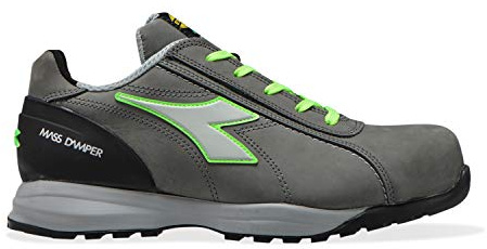 UTILITY DIADORA Calzado de Trabajo bajo Glove MDS Low S3 HRO SRC para Hombre y Mujer (EU 41), C9546 Fluo Verde Carbón