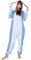 Disney Eeyore Onesie Für Frauen | Eeyore Kostüm Für Erwachsene | Damen Fleece Pyjama | Offizielle Winnie Pooh Merchandise | Blau | Large