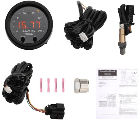 30-0300 Wideband UGEO Air Fuel Ratio Gauge 52mm(2-1/16), AFR/Lambda Controller Kit with LSU 4.9 Sensor